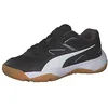 Image de PUMA Solarflash Jr Chaussures d'intérieur Unisexe pour Enfant, Puma Black Puma White High Risk Red Gum, 29 EU