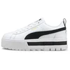 Image de Puma - Baskets Mayze Leather blanc/noir 41