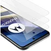 Image de cadorabo 3x Verre Trempé compatible avec Motorola MOTO G51 5G en HAUTE TRANSPARENT - Pack de 3 Verre de protection d'écran trempé (Tempered) en dureté 9H avec 3D touch