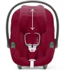 Image de Siège auto Aton B2 i-size Cbx by Cybex - 45 à 87 cm - naissance jusquà 13 kg - jusquà 2 ans - Base one incluse - Rouge