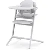 Image de CYBEX - Chaise haute évolutive - Pack 3 en 1 - LEMO 2 - Blanc - Réglable en hauteur et en profondeur - Set bébé inclus