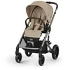 Image de CYBEX Gold Poussette Balios S Lux, Position Allongée Ergonomique, Système de Ceinture à Une Main, De la Naissance à 22 kg (Environ 4 Ans), Almond Beige