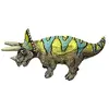 Image de Bullyland 61317   Figurine en Forme de Mini Dinosaures tricératops env. 3,1 x 7,5 cm, idéale comme Figurine de gâteau détaillée, sans PVC, pour Les Enfants pour Jouer avec l'imagination