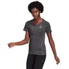 Image de adidas Femmes Adi Runner Tee Vêtements De Course T-Shirt Grey Six - Gris Foncé