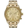 Image de Diesel Montre pour homme, Split, mouvement chronographe, boîtier en acier inoxydable doré de 51 mm avec bracelet en acier inoxydable, DZ4590