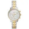 Image de Fossil Neutra Montre analogique pour Femme, Bicolore, Sangle