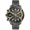 Image de Diesel Griffed Watch for Men, Quartz Chronograph Movement with Stainless Steel Strap