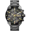 Image de Diesel Montre Spiked pour Homme, Mouvement chronographe à Quartz avec Bracelet en Acier Inoxydable