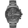 Image de Diesel Mega Chief Slim Watch for Men, Chronograph Movement with Stainless Steel Strap