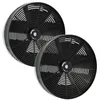 Image de vhbw 2x Filtres à charbon actif compatible avec Zanussi ZK60W 94264000200, ZK60X 94264000300 hotte de cuisine - Avec filet de protection