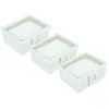 Image de vhbw 3x filtre compatible avec Bosch BGLS42035, BGLS2FRESH, BGL4TOP, BGL6HYG, BGL6, BGLS42009 aspirateur - filtre d'évacuation HEPA blanc
