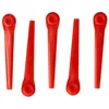 Image de vhbw 5x Lames remplacement pour Gardena RotorCut 5368-20 pour taille gazon - Lames de rechange, orange, plastique