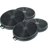 Image de vhbw 4x Filtres à charbon actif compatible avec Lynx 4BD 727 X, 4BD 729 X, 4BD 716 X, 4BD 717 X, 4BD 719 X, 4BD 726 X hotte aspirante - 20,2 cm