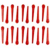 Image de vhbw 20x Lames compatible avec Gardena Comfort-Cut Li18/23R 9825, Li18/23R 9825-20 taille gazon - Lames de rechange, orange, plastique