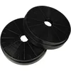 Image de vhbw 2x Filtres à charbon actif compatible avec Klarstein Aurica 60, Aurica 90, Balzac Silent 90, Down Under hotte aspirante - 17,5 cm