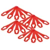 Image de vhbw 20x Lames compatible avec Grizzly ART 18 Lion, ART 1825 Lion tondeuse - Lames de rechange, rouge, polyamide