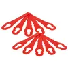 Image de vhbw 10x Lames remplacement pour Grizzly 91094326 pour tondeuse - Lames de rechange, rouge, polyamide