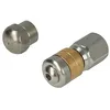 Image de vhbw 2x buses nettoyeur tuyaux compatible avec Kränzle therm C 15-150, therm CA 11-130 jet haute pression - filetage 1/8", Rotatif + fixe