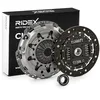 Image de RIDEX 479C0386 Kit d'embrayage avec mécanisme d'embrayage avec disque d'embrayage avec butée de débrayage sans volant moteur Compatible avec SEAT Ibiza III 3/5 portes 6L