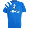 Image de adidas Replicas T-shirt National FC Schalke 04 Prematch 2024/2025, pour enfant, bleu, 176