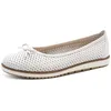 Image de Tamaris Femme Ballerine cuir plate blanc 40 EU