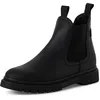 Image de Boots femme Tamaris en cuir, noir, 41 EU