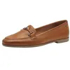 Image de Tamaris Mocassin Femme plat Cuir brun 37 EU