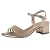 Image de Tamaris sandale femme à talon bloc rose 36 EU