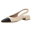 Image de Tamaris Escarpin à bride arrière pour femme avec talon bloc beige 38 EU