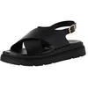 Image de Tamaris sandale femme à talon compensé noir 39 EU