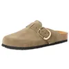 Image de Tamaris Femme mule à semelle intérieure cuir plate vert 36 EU