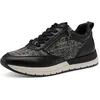 Image de Tamaris Baskets Basses pour Femme - Noir - Struct - 36 EU, Structure Noire., 36 EU