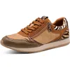 Image de Tamaris Lacets végétaliens pour Femme, Cognac Comb, 40 EU