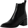 Image de Tamaris Chelsea femme en cuir à talon bloc noir 41 EU