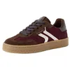 Image de Tamaris 1-23723-44/402 Chaussures Basses à Lacets en Cuir Lisse pour Femme en Beige, Merlot Comb, 36 EU