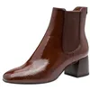 Image de Tamaris Bottes végétaliennes pour femme, cognac, 36 EU