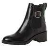 Image de Tamaris Femme Damen Chelsea 1-25307-45 Bottine, Cuir Noir Noir, 39 EU