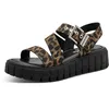 Image de Tamaris sandale femme à talon compensé brun 39 EU