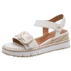 Image de Tamaris sandale femme à talon compensé blanc 38 EU