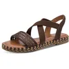Image de Tamaris sandale femme plate brun 37 EU