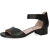 Image de CAPRICE Sandales à Talon Femme en Cuir avec Brides, Noir (Black Nappa), 37,5 EU