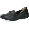Image de CAPRICE Chaussures à Enfiler Femme en Cuir à Boucle, Noir (Black Deer), 37 EU
