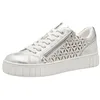 Image de MARCO TOZZI Baskets Femme Semelle intérieure Feel Me Amovible Douce Doublure Douce Vegan Moderne, Gris (LT. Grey Comb), 39 EU