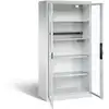 Image de Armoire de charge C+P Akku pour 5 outils électriques, fenêtre, H1950xL930xP500mm, gris clair