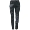 Image de Rock Rebel by EMP Femme Jeans avec imprimés et déchirures W29L32