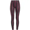 Image de Gothicana by EMP Femme Leggings rayés Noir/Rouge 3XL