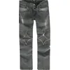 Image de Rock Rebel by EMP Homme Jeans avec Fermetures éclair décoratives W32L34