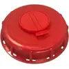 Image de IBC Container couvercle avec ventilation, PP, rouge, IG 150 mm