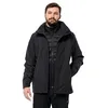 Image de Jack Wolfskin Luntal 3 en 1 Veste Homme, Noir, L
