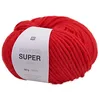 Image de Rico Essentials Super Aran Pelote de laine épaisse pour aiguilles 5 - Pour tricot et crochet - 50 g - 100 m (06 rouge)